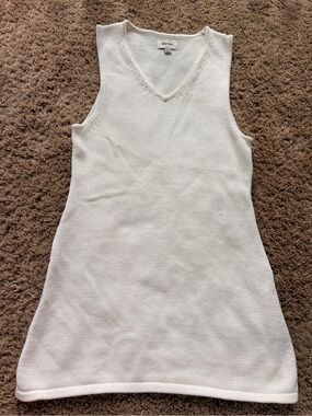 Rhythm Cream V-Neck Knit Tank